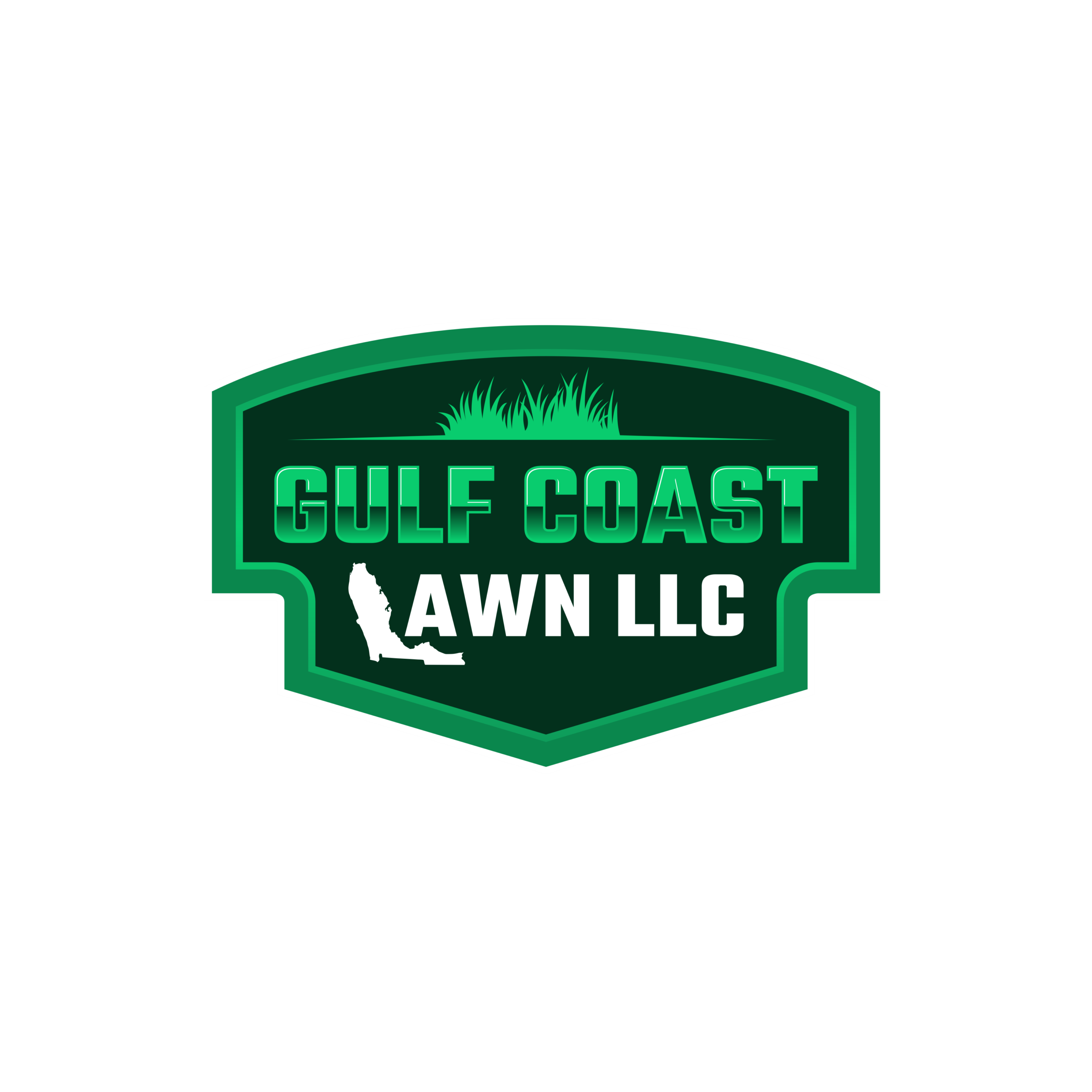 Landscaping gulf coast lawn